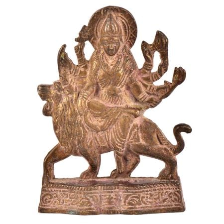 Brass Durga Statue Handcrafted Matatrani Statue