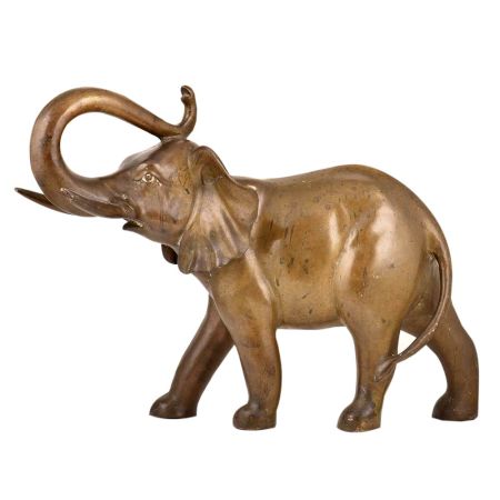 Handmade Brass Elephant Statue For Home Decoration Figurine