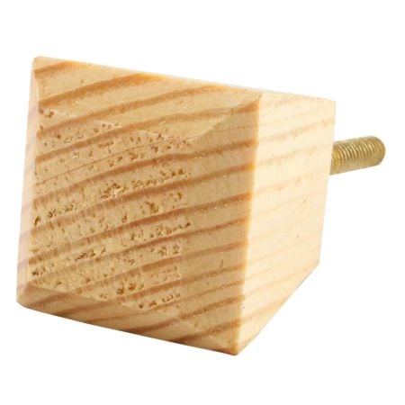 Natural Square Wooden Cabinet knobs