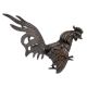 Brass Rooster Fighting Cock Chicken Statue