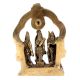 Brass Ram Durbar Statue Ram Parivar With Hanuman Statue