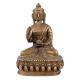 Brass Buddha Statue With Alms Bowl Meditation Pose