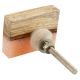 Stone Pink Knot Resin Knob