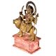 Goddess Brass Durga Ma Statue Decorated With Jewelry