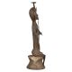 Brass Tribal Warrior Figurine Home Decor Statue