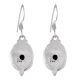 92.5 Sterling Silver Earrings Aventurine Oval Boho Chick Earrings