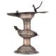 Handcrafted Brass Oil Lamp Deepak With StandÂ With Two Peacock Figurines
