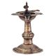 Brass Oil Lamp Indian Dhokra Rare Peacock Diya Stand