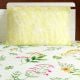 Bombay Dyeing Yellow White Floral 180 TC Cotton Double 1 Bedsheet With 2 Pillow Covers