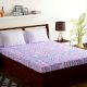 Bombay Dyeing Lavender Abstract 180 TC Cotton Double 1 Bedsheet With 2 Pillow Covers