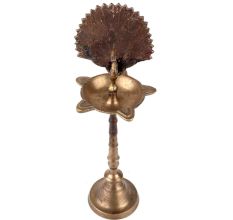 Hand Made Brass Peacock Oil Lamp Diwali diya