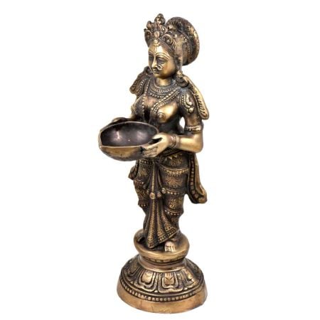 Paavai Vilakku.Brass Oil Lamp South Indian lamp