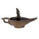 Brass Diya Oil Lamp with Ganesha Statue Gifting Lamp