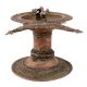 Brass Samai Oil Lamp Dhokra Tribal Oil Lamp With Peacock
