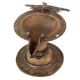 Brass Samai Oil Lamp Dhokra Tribal Oil Lamp With Peacock