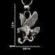 92.5 Sterling SilverÂ Eagle Pendant Flying Bird Necklace Charm Jewellery