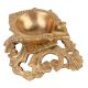 Brass oil Lamp Festival Diya On Raised Engraved Design