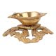 Brass oil Lamp Festival Diya On Raised Engraved Design