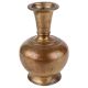 Hand Crafted Brass Flower Pot Sleek and Long Mughal Pattern Brass Pot