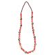Handmade Red Color Glass Bead Jewellery Set