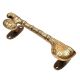Brass Sitar Door Handle Musical Instrument Shape Door Pull