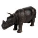 Hand Crafted Wild Animal Hippo Standing Statue