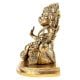Handmade Panchmukhi Sitting Brass Hanuman Statue