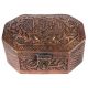 Copper Eight Sided Storage Box With Arabic Inscription