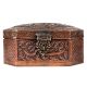Copper Eight Sided Storage Box With Arabic Inscription