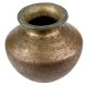 Brass Water Pot With Floral King Images Engraved Pot