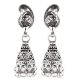 92.5 Sterling Silver Earrings  Silver Paisley Jhumka
