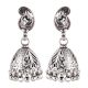 92.5 Sterling Silver Earrings Cocktail Paisley Stud  Jhumkis