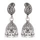 92.5 Sterling Silver Earrings Paisley Intricate Design Jhumkis Every Day Wear