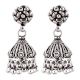 92.5 Sterling Traditional Floral Stud Earrings Jhumkis
