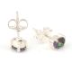 92.5 Sterling Silver Earrings  Mystic Topaz Gemstone Stud Earrings