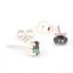 92.5 Sterling Silver Earrings  Mystic Topaz Gemstone Stud Earrings
