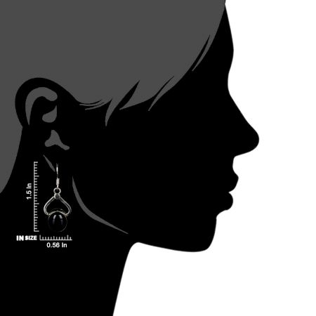 92.5 Sterling Silver Earrings Amethyst Bezel Set Hook Earrings