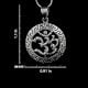 Handmade Ornate Aum or Om 925 Sterling Silver Pendant