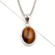 925 Sterling Silver Gemstone Handmade Pendant Decorative Border