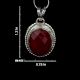 92.5  Sterling Silver  Pendant Oval Cut Stone Spinel Stone Daily Wear Pendant