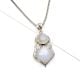 92.5 Sterling Silver Moonstone Pendant Unique Statement Pendant