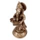 Standing Brass Lord Ganesha Playing Musical Instrument Harmonium