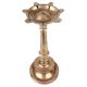 Brass Couth Indian Diya Oil Lamp for Home Temple Festival Decor