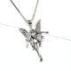 92.5 Sterling Silver Pendant Guardian Angel For Good Luck