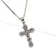 92.5 Sterling Silver Pendant Embossed Design Holy Cross Pendant