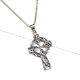 92.5 Sterling  Silver Pendant Holy Cross Celtic Design Fashion Jewelry