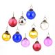 Set Of 10 Multicolored Ball Christmas Ornaments Or Hangings