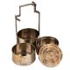 Brass Tiffin Box Three Tier Lunch Box