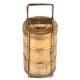 Hand made Brass Tiffin Box With Three Compartments