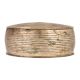 Round Brass Tiffin Box Spiral Design Engraved  Box